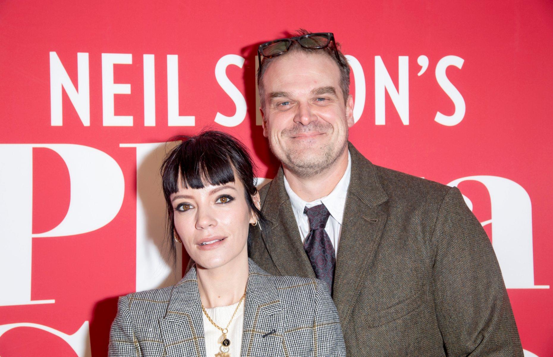 Lily Allen and David Harbour